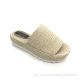 Frauen Sommer Espadrille Wedge Sandale